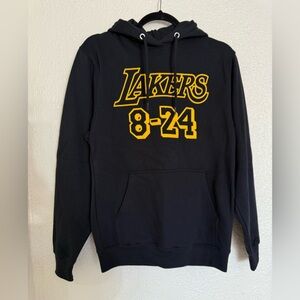 Lakers Kobe numbers Black Hoodie size Medium